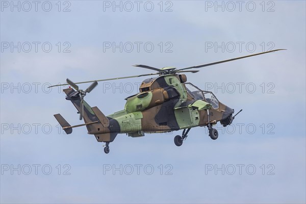 French Army Tiger helicopter in flight