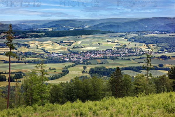 View from the southern foothills of the Hoher Meissner