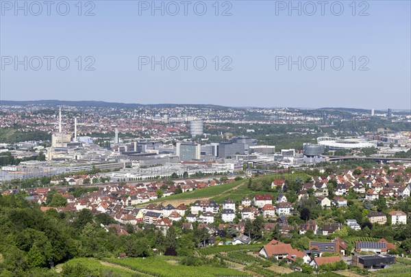 View of Daimler plant Untertuerkheim