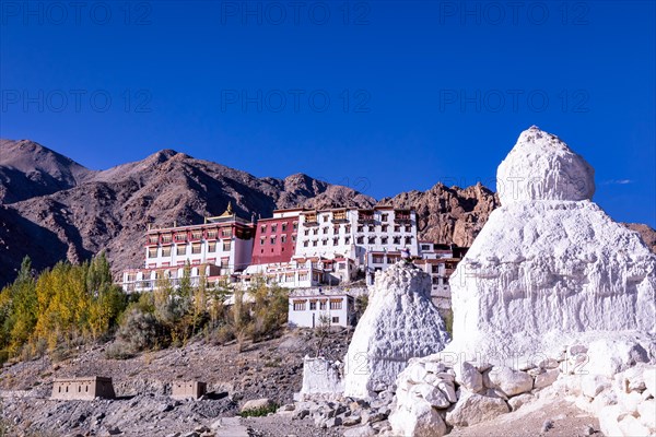 Stupas near Matho Monastery