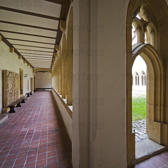 Cloister in the Augustinian monastery where Martin Luther lived as a monk between 1505 and 1511