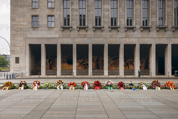 Wreath-laying ceremony on the occasion of the 70th anniversary of the GDR People's Uprising of 17 June 1953 at the Platz des Volksaufstandes in Berlin. 17.06.2023.