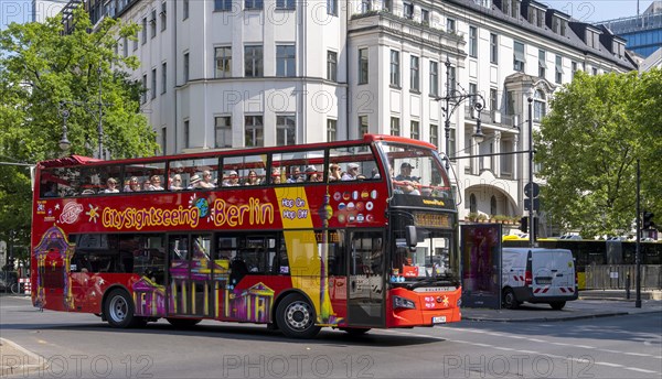 Red Sightseeing Bus