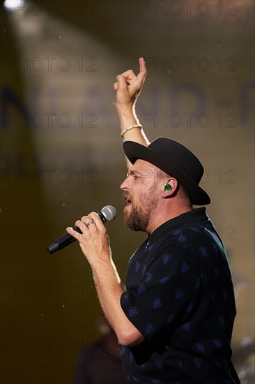 Max Mutzke performs at the Rhineland-Palatinate Day in Bad Ems BAd Ems