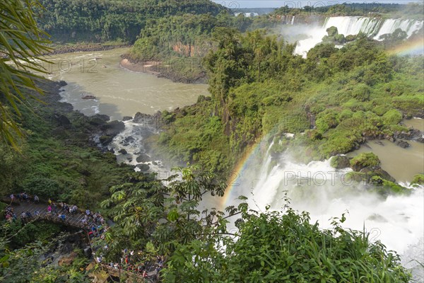 View of the waterfalls from above