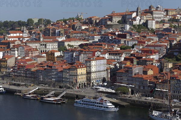 View of Ribeira district and Douro river