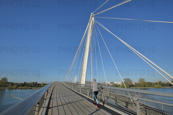 Passerelle des Deux Rives cable-stayed bridge over the Rhine