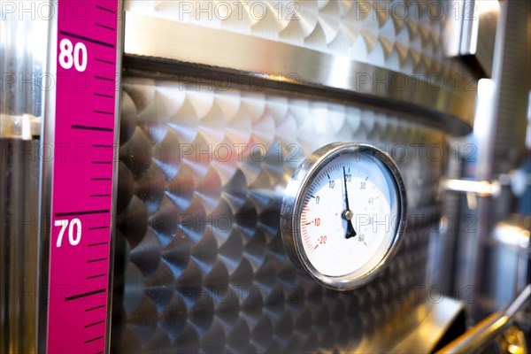 Modern Winery Stainless Steel Containers in Switzerland