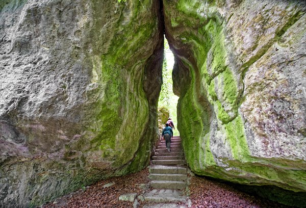 Rock formation Gespaltener Fels