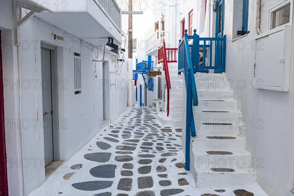 The white washed old town of Horta