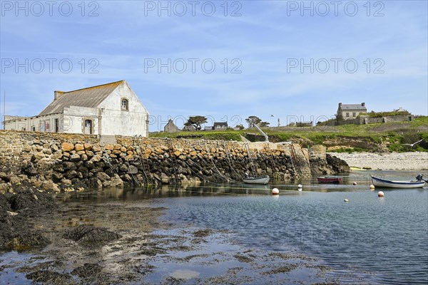 Boats on the quay wall