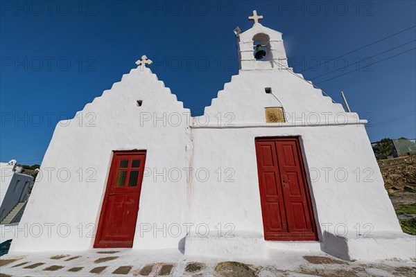 Whitewashed church