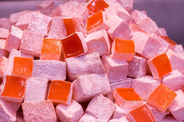 Turkish delight sweets made in Traditional style