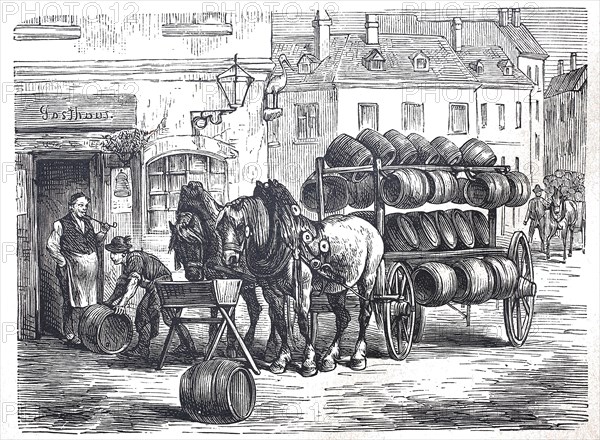 Beer wagon