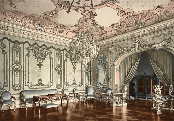 The Bedroom of Frederick the Great in the City Palace of Potsdam