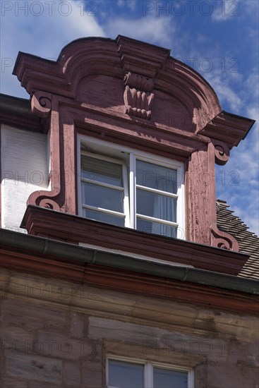 Historic bay window of a residential building