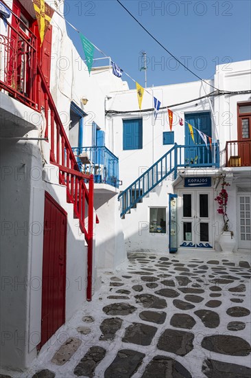 The white washed old town of Horta