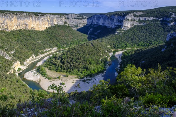 View of the river bends