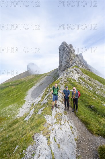 Mountaineer at Hoech-Niederi Sattel