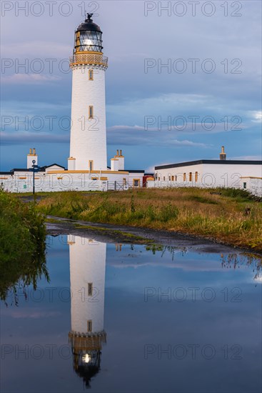 Sunset over Mull of Galloway Lighthouse