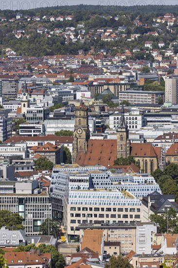 View of the city centre of the historic Collegiate Church