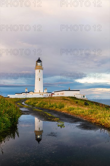 Sunset over Mull of Galloway Lighthouse