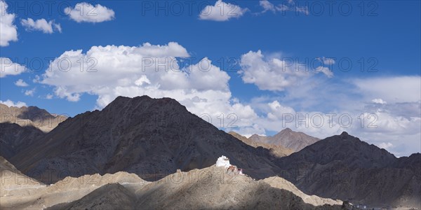 Namgyal Tsemo Gompa Monastery on Tsenmo Hill