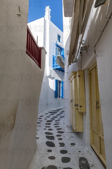 The white washed old town of Horta