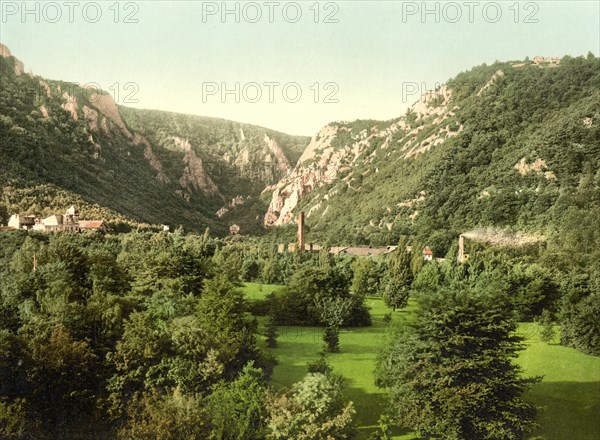 Thale near Bodetal in the Harz Mountains