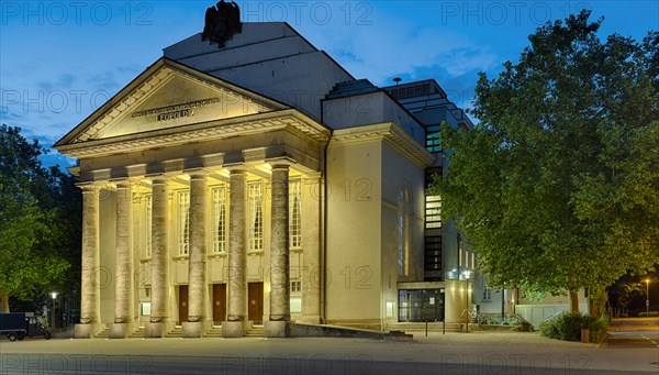 Illuminated Landestheater Detmold Germany