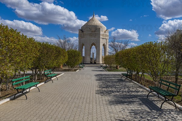 Mausoleum in Saray-Juek ancient settlement