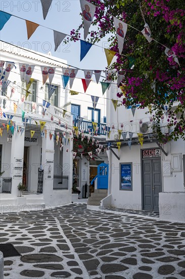 The white washed old town of Horta