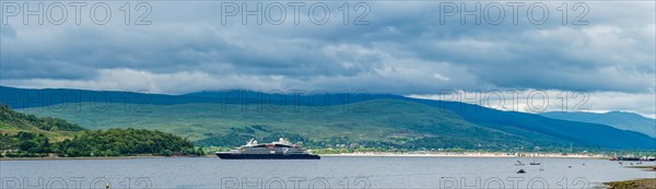 Luxury Yacht on the Loch Linnhe