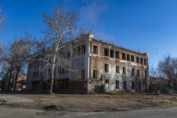 Collapsed building in Kurchatov