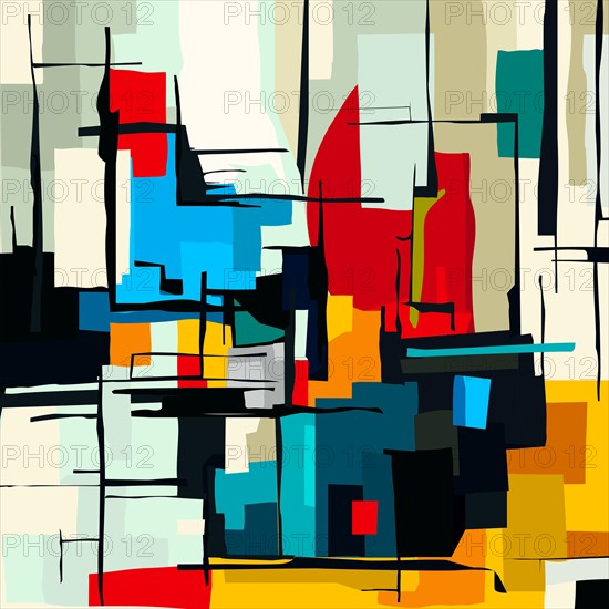 Abstract art background illustration