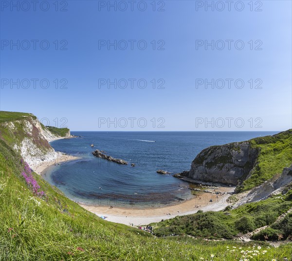 Man O'war Bay on the Jurassic Coast near Durdledoor