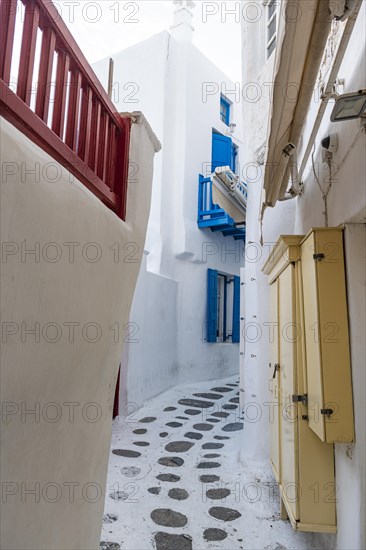 The white washed old town of Horta