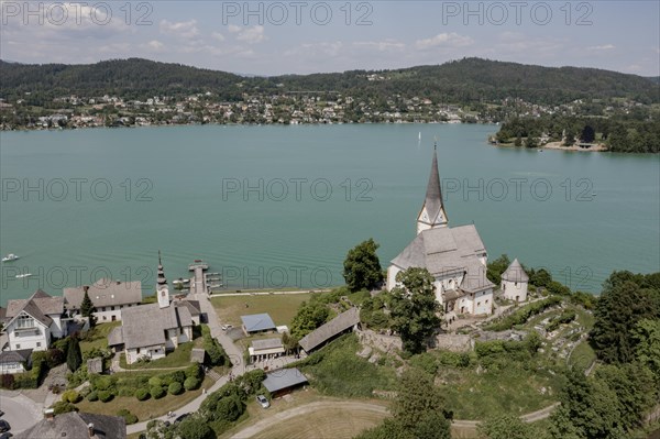 Maria Woerth Church near Klagenfurt am Woerthersee