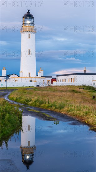 Sunset over Mull of Galloway Lighthouse