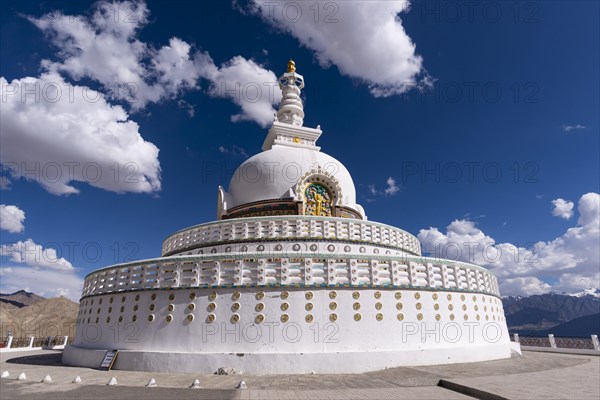 Shanti Stupa in Leh