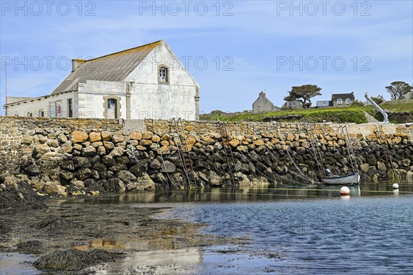 Boats on the quay wall