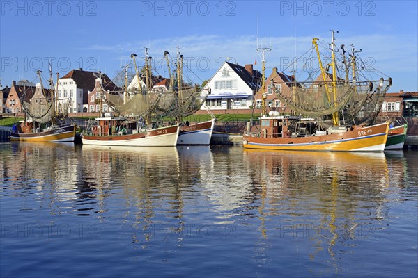 Crab cutter in Greetsiel harbour