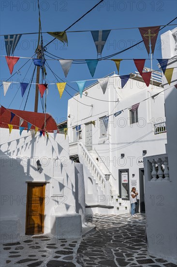 The white washed old town of Horta