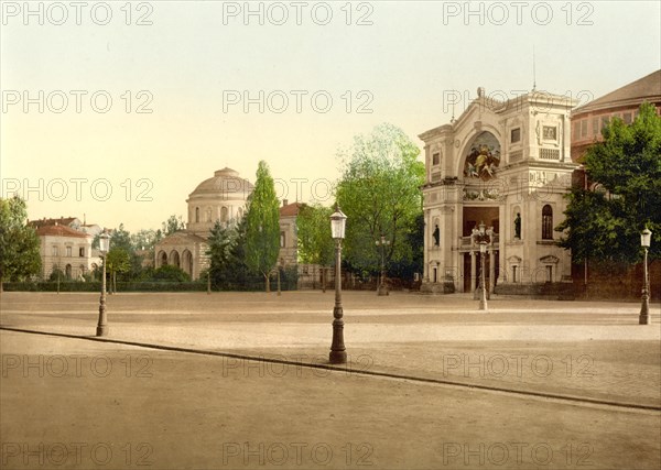 Pavilion at the Vierortsbad in Karlsruhe