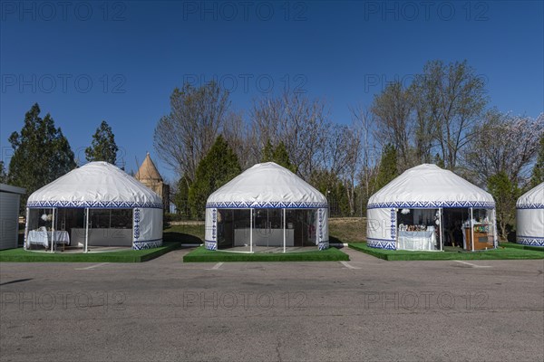 Yurts as souvenir shops