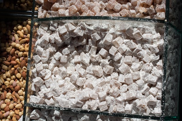 Turkish delight sweets made in Traditional style