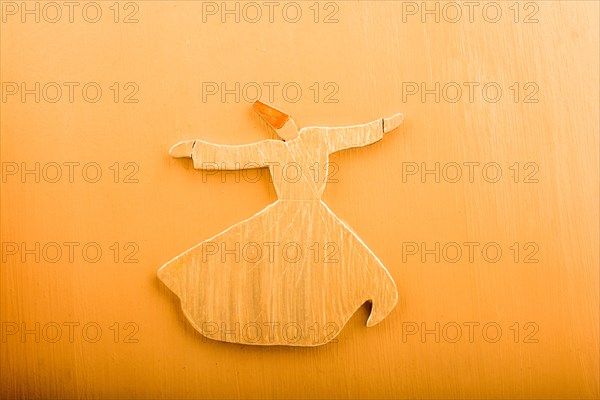 Sufi Dervish figurine model in small size in view