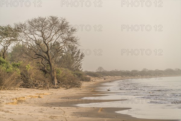 Sandy beach beach on Jinack Island