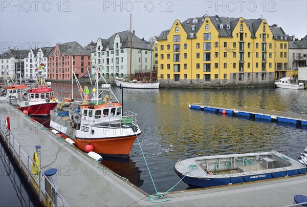 Art Nouveau houses at Brosundet