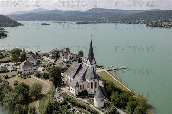 Maria Woerth Church near Klagenfurt am Woerthersee